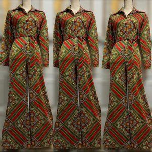 Incredible 60s-70s psychedelic vintage dream jumpsuit